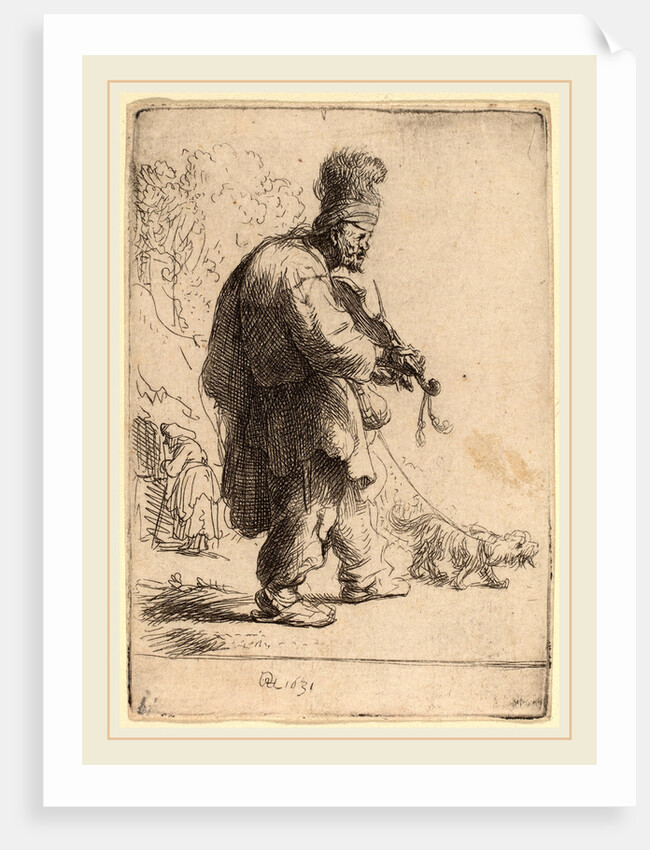 The Blind Fiddler, 1631 by Rembrandt van Rijn