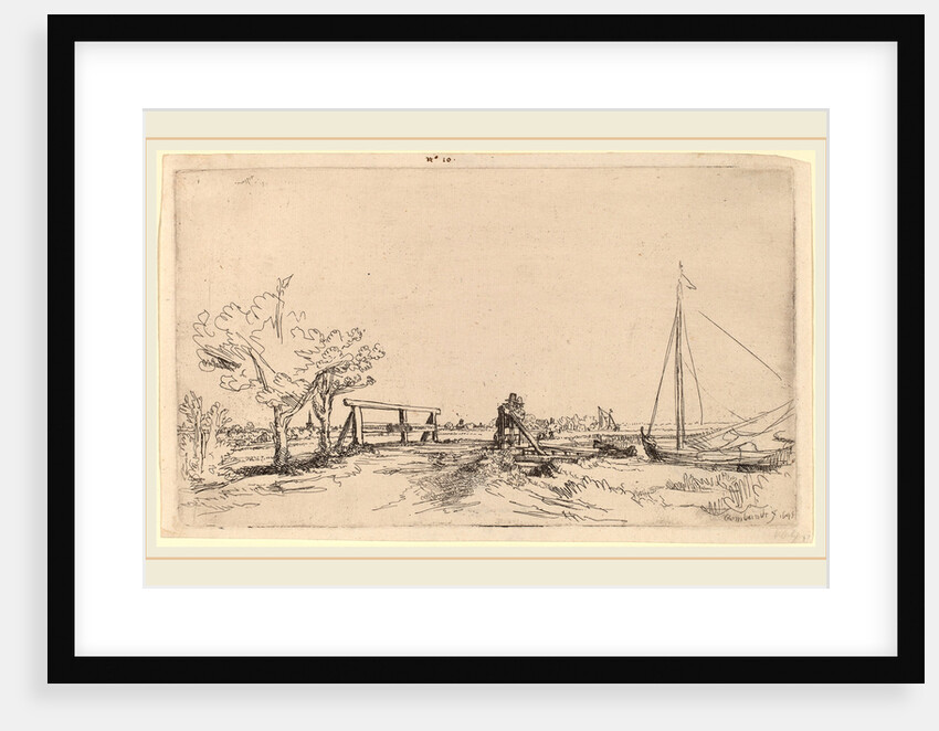 Six's Bridge, 1645 by Rembrandt van Rijn