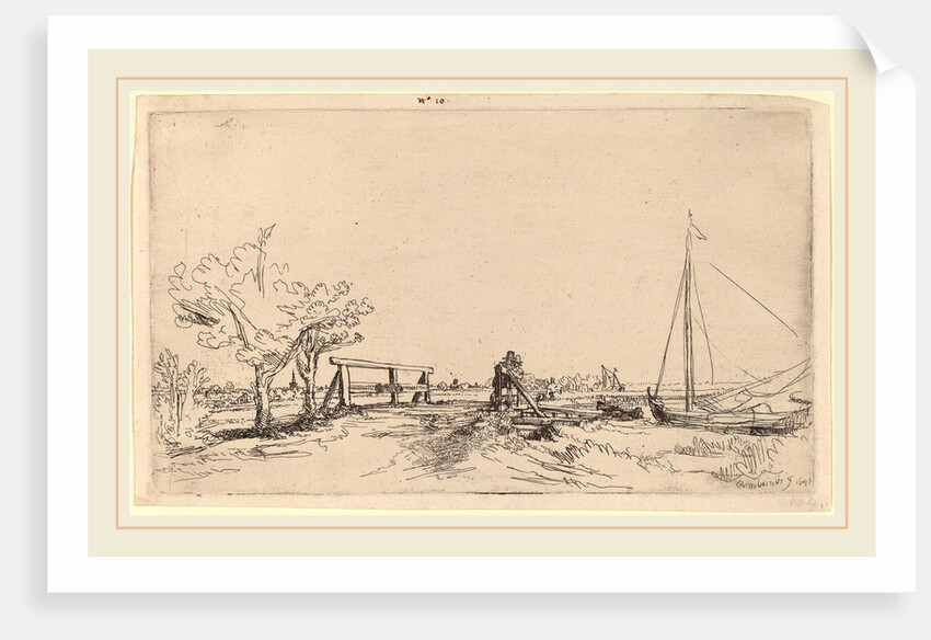 Six's Bridge, 1645 by Rembrandt van Rijn