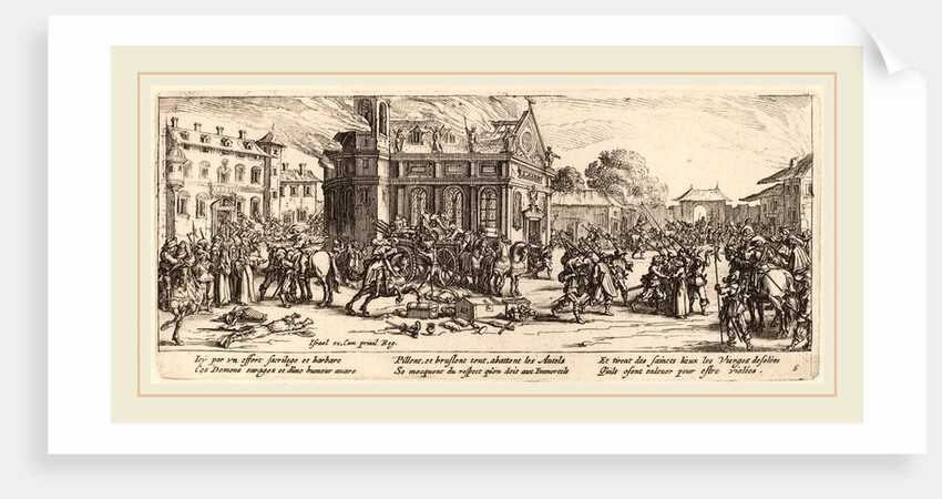 Destruction of a Convent by Gerrit van Schagen