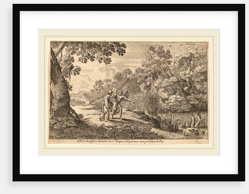 Hagar and the Angel by Herman van Swanevelt