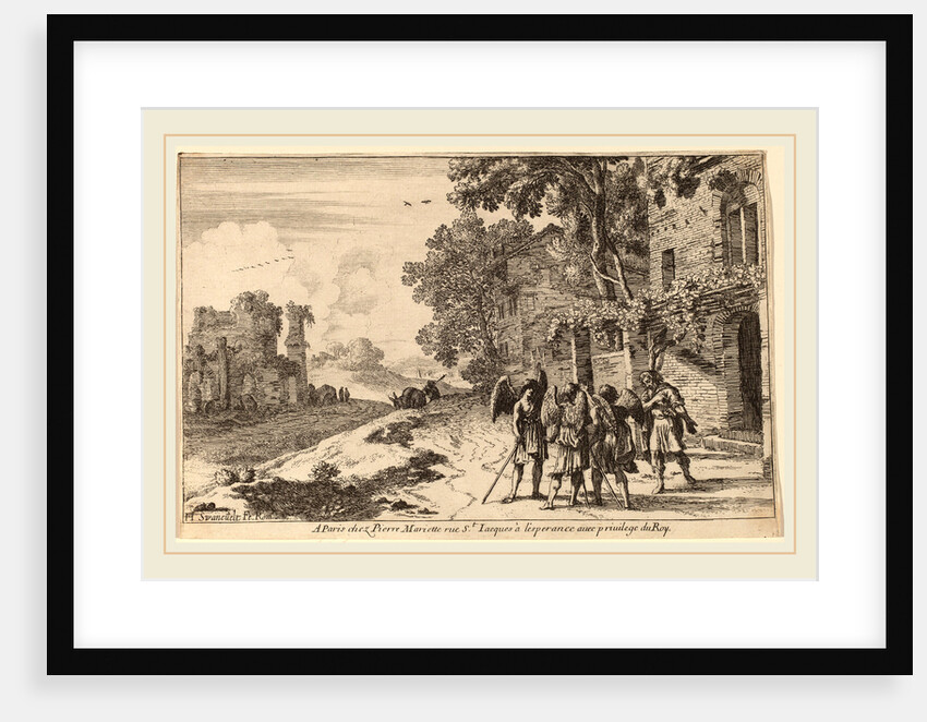 Abraham and the Three Angels by Herman van Swanevelt