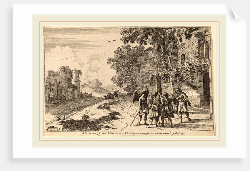 Abraham and the Three Angels by Herman van Swanevelt