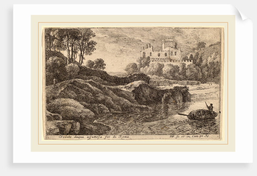 View of the Aqua Acetosa by Herman van Swanevelt