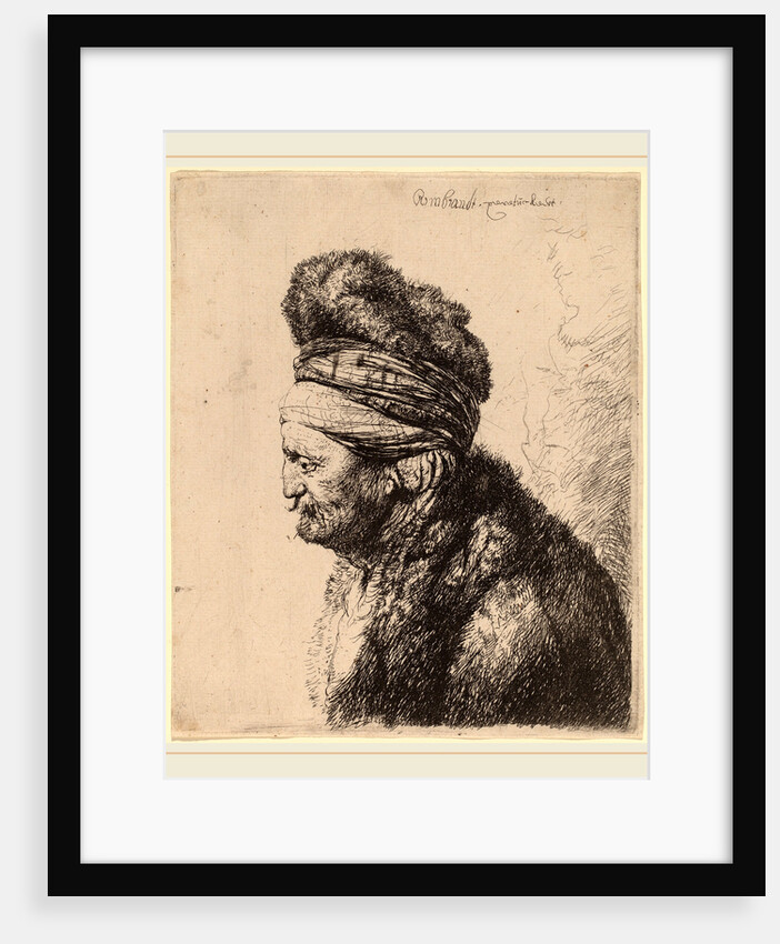 The Second Oriental Head, c. 1635 by Rembrandt van Rijn and Studio of Rembrandt van Rijn