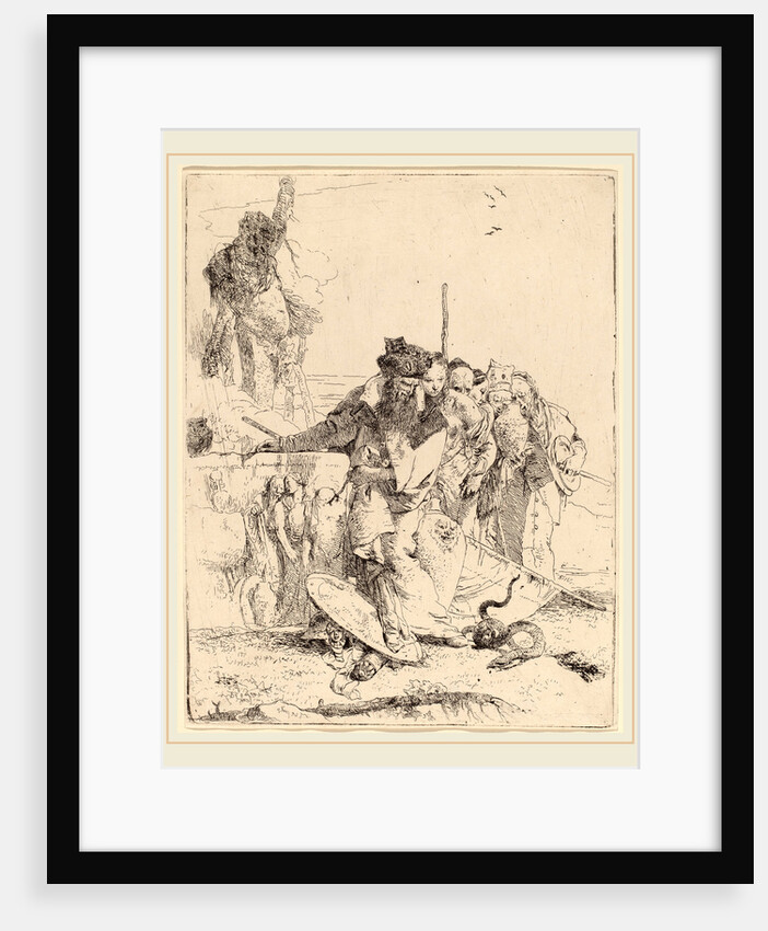 Magician and Others Regarding a Serpent by Giovanni Battista Tiepolo