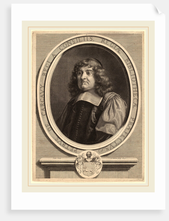 Pierre de Carcavy, 1675 by Gerard Edelinck