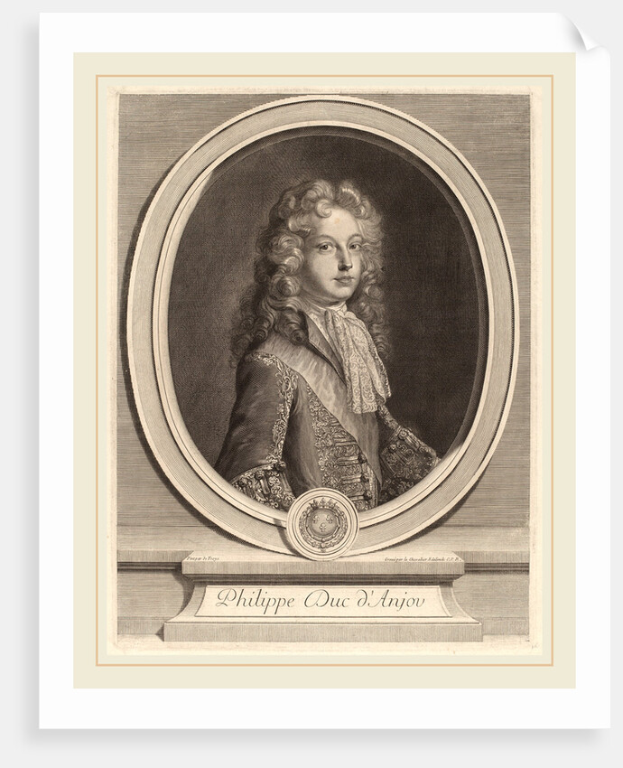 Philippe, Duke of Anjou by Gerard Edelinck