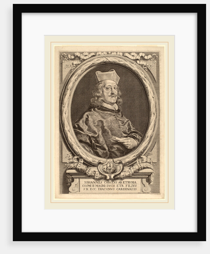 Cardinal Giovanni Carlo dei Medici, before 1691 by Adriaen Haelwegh
