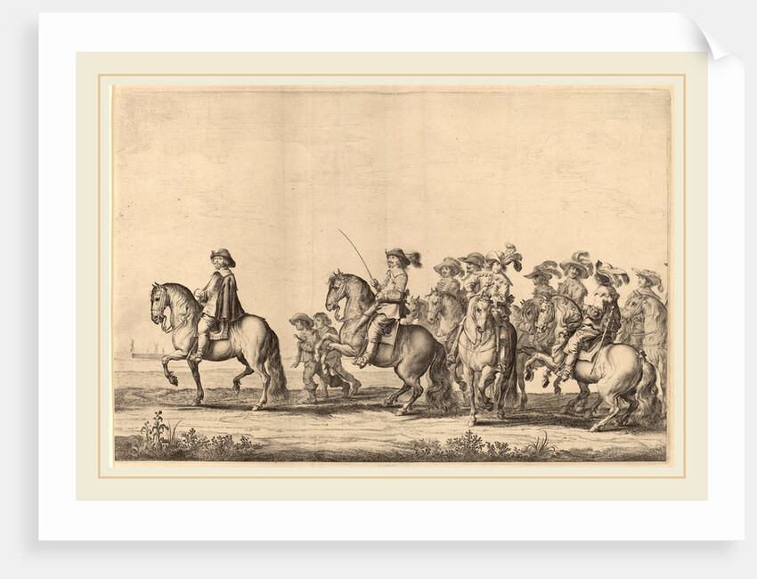 Entry of Marie de Medici into Amsterdam plate 2 of 6, 1639 by Pieter Nolpe