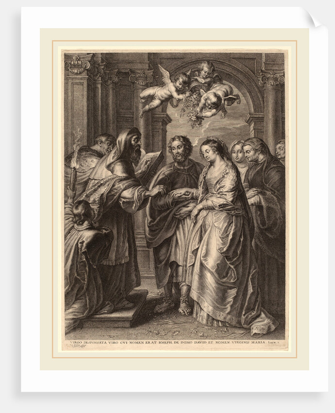 The Marriage of the Virgin by Schelte Adams Bolswert