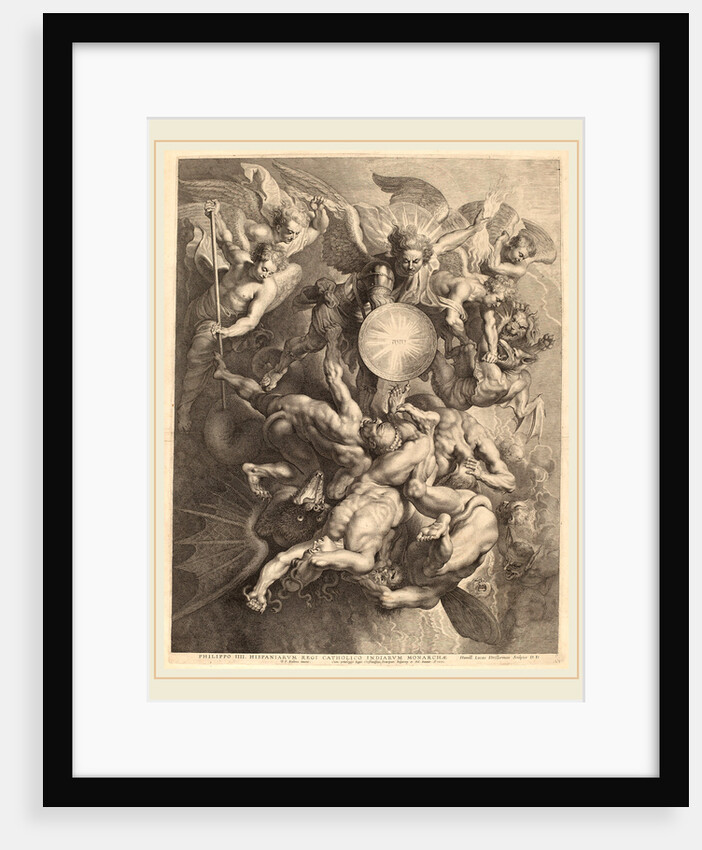 The Fall of the Rebel Angels, 1621 by Lucas Emil Vorsterman