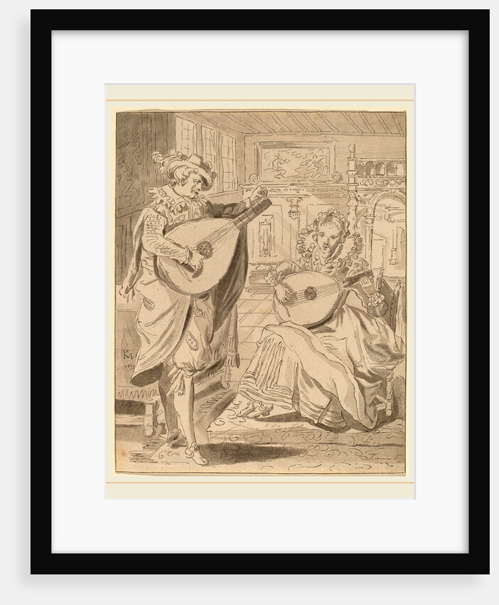 Musical Company, 1772 by Cornelis Ploos van Amstel and Bernhard Schreuder
