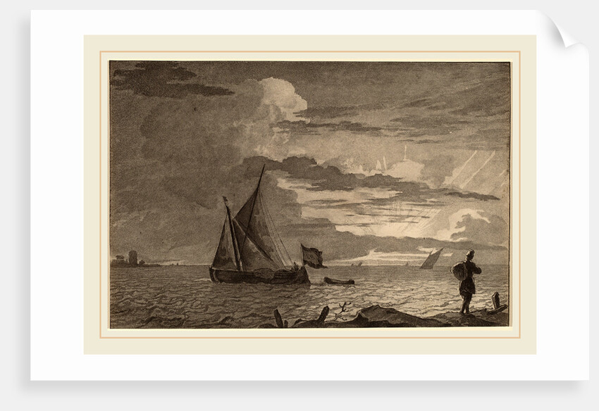 Fisherman with Pack over His Shoulder, 1779 by Cornelis Ploos van Amstel and Cornelis Brouwer