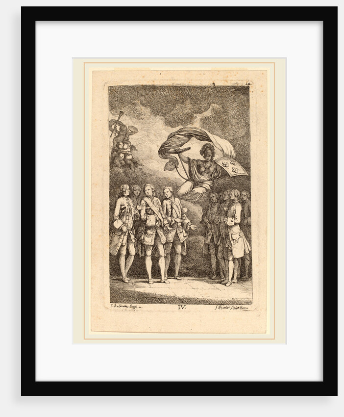 Nella Venuta in Roma: pl. 4, 1764 by Franz Edmund Weirotter