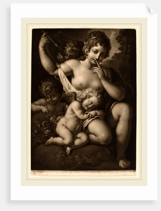 Venus and Amor, c. 1800 by Johann Peter Pichler