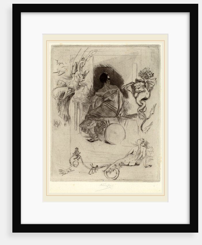 La Dernière Maja, 1880 by Félicien Rops