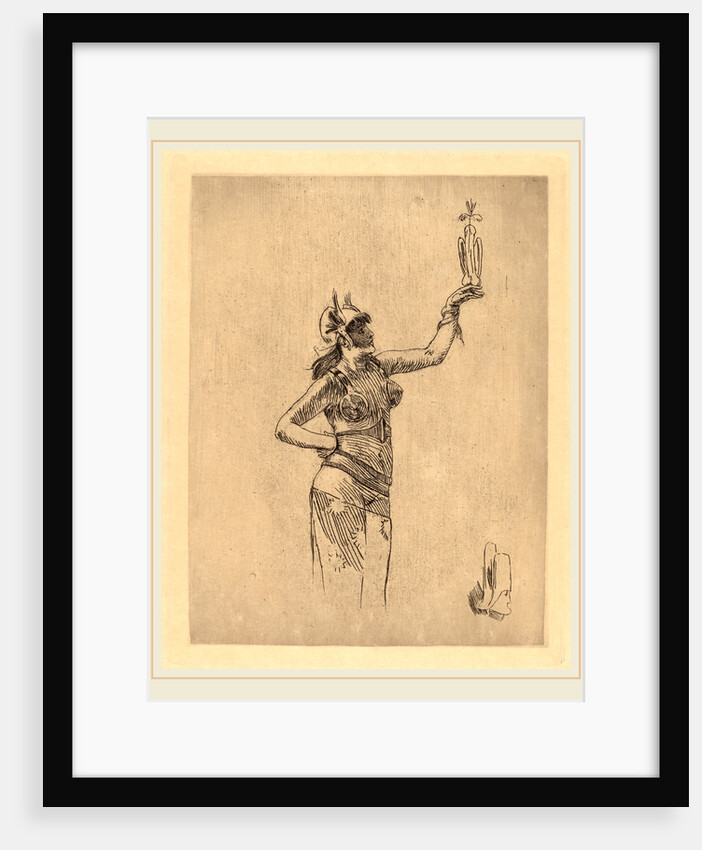 The Falconer by Félicien Rops