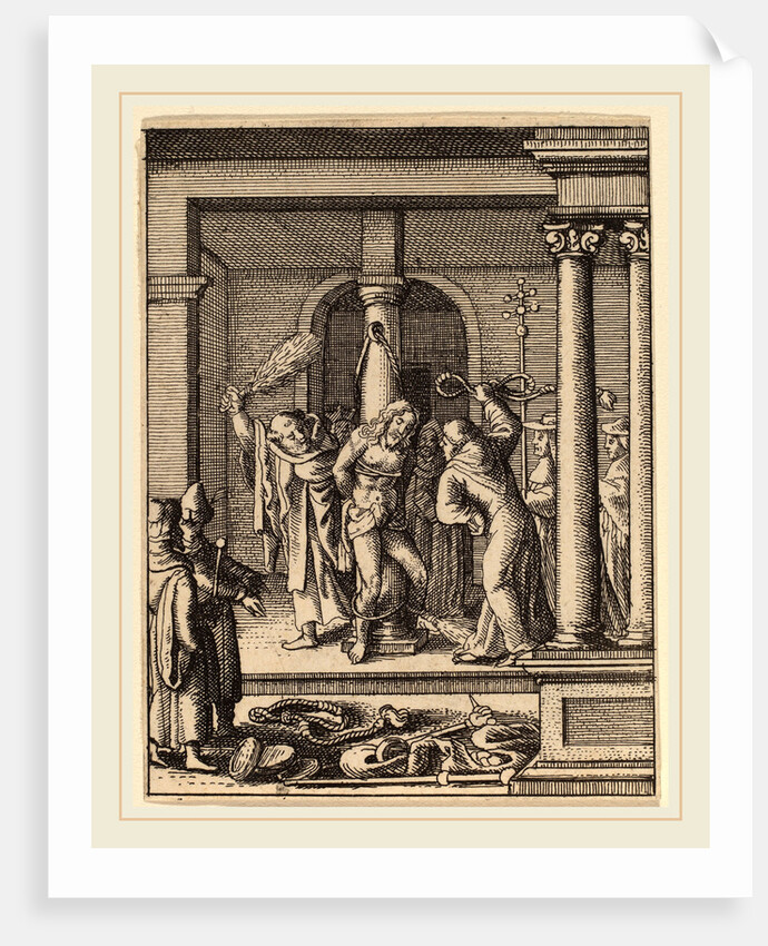The Scourging by Wenceslaus Hollar