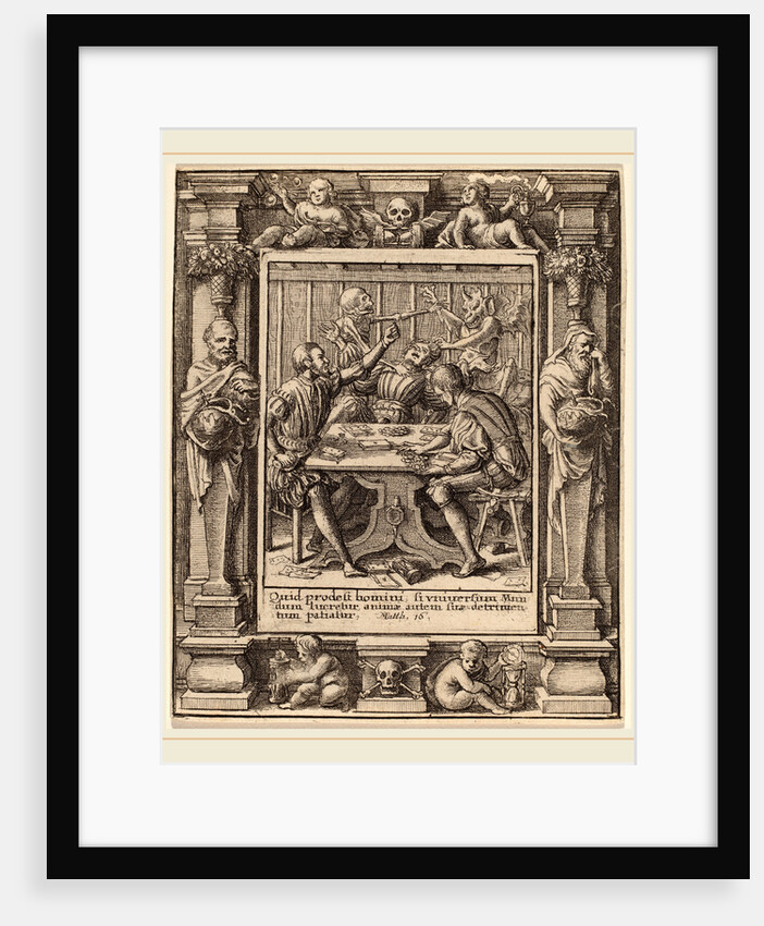 Gamesters, 1651 by Wenceslaus Hollar