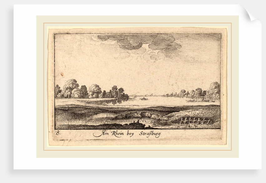 Strasbourg: The Toll House, 1635 by Wenceslaus Hollar