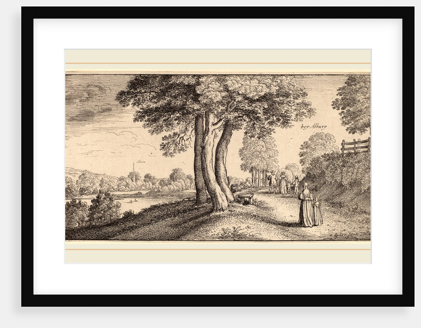 Albury, 1645 by Wenceslaus Hollar
