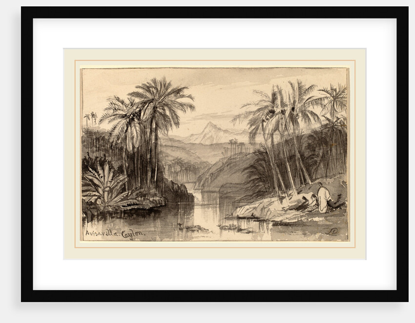 Avisavella, Ceylon by Edward Lear