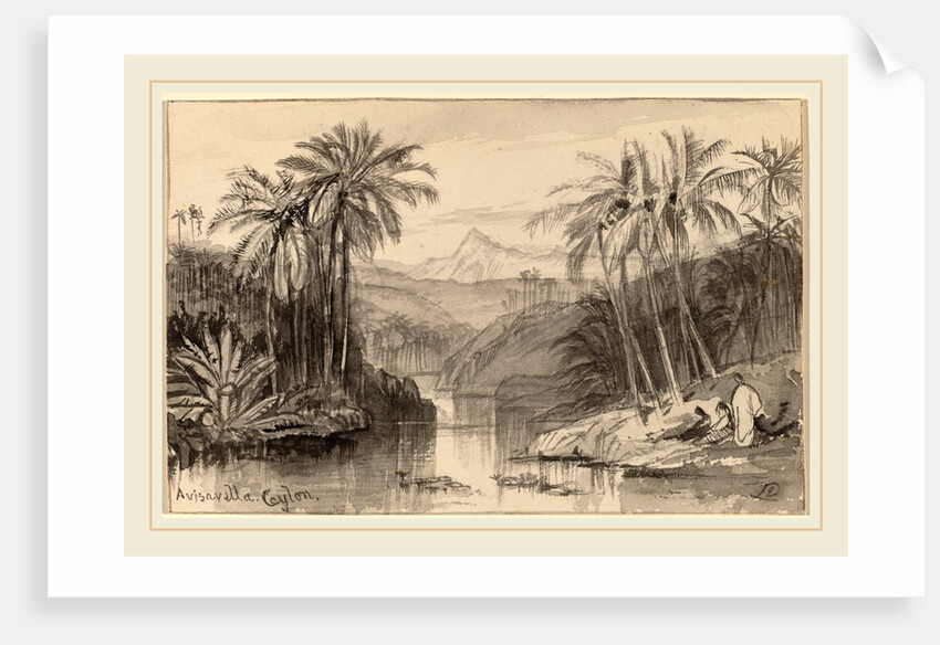 Avisavella, Ceylon by Edward Lear