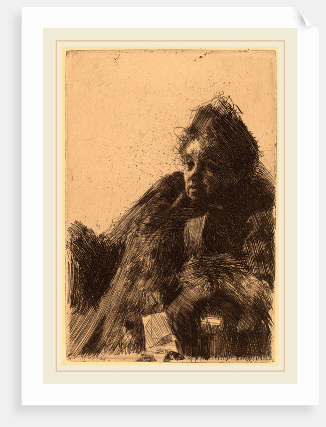 Madame Simon, II by Anders Zorn