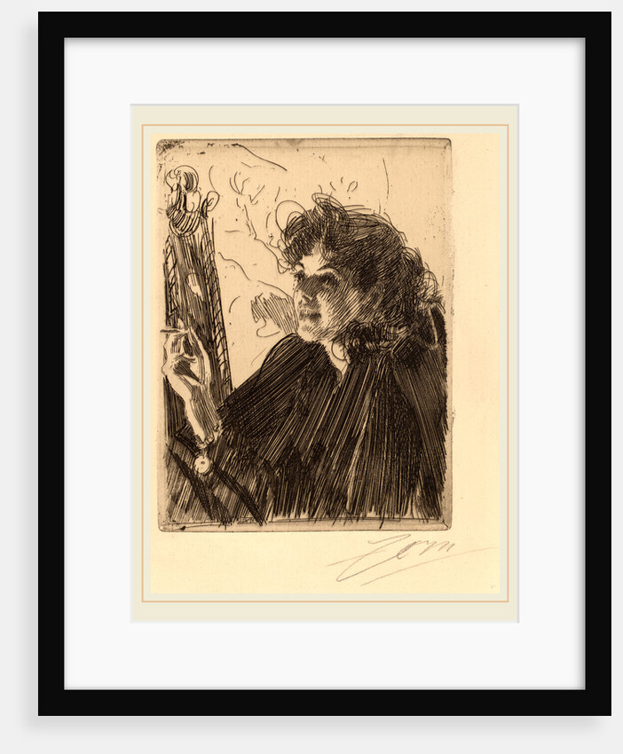 Girl with Cigarette by Anders Zorn