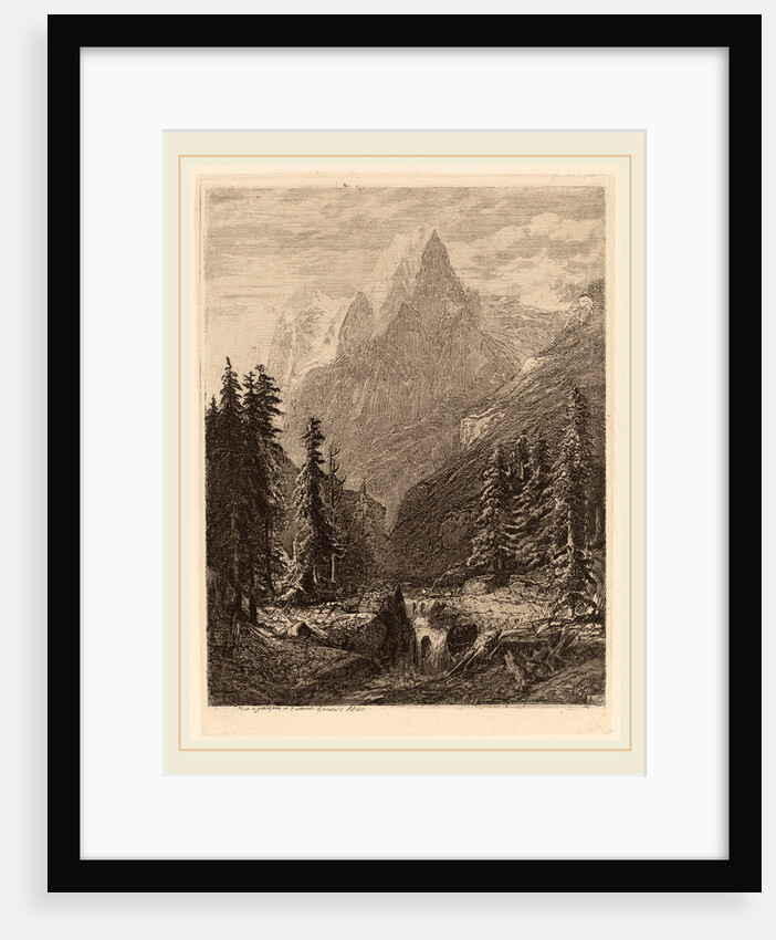Mountain Meadow by Alexandre Calame