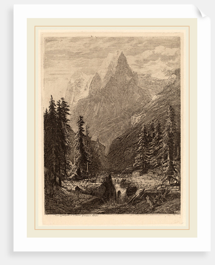 Mountain Meadow by Alexandre Calame