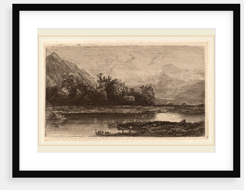 Mountain Lake by Alexandre Calame