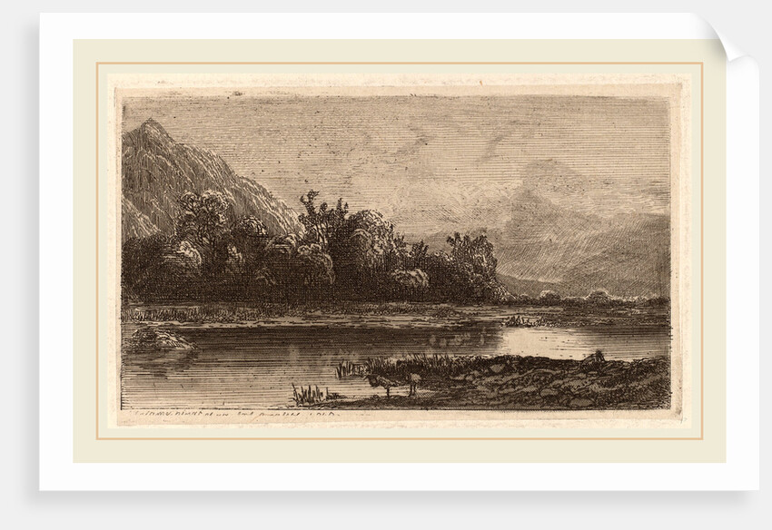 Mountain Lake by Alexandre Calame