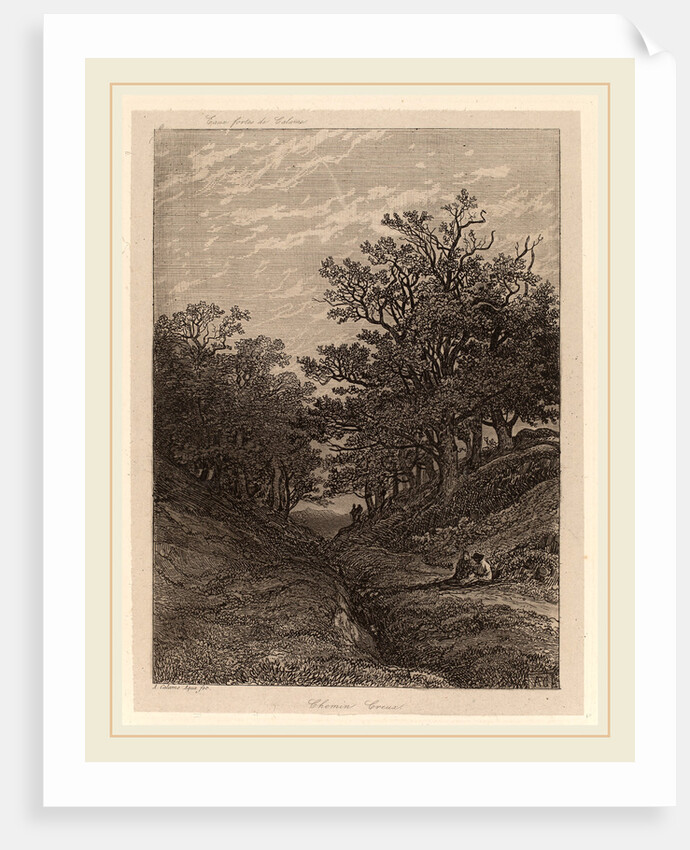 Chemin Creux, Swiss by Alexandre Calame