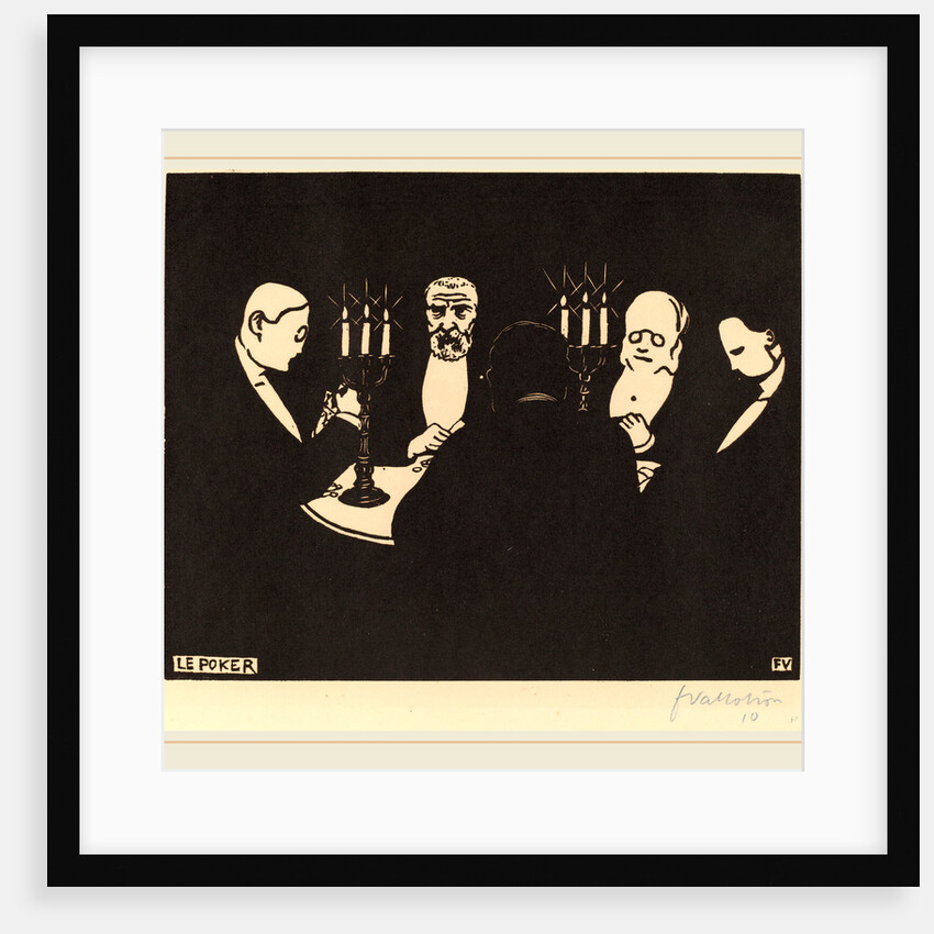 Le Poker by Félix Vallotton