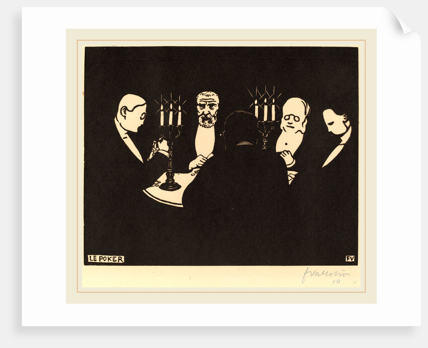 Le Poker by Félix Vallotton