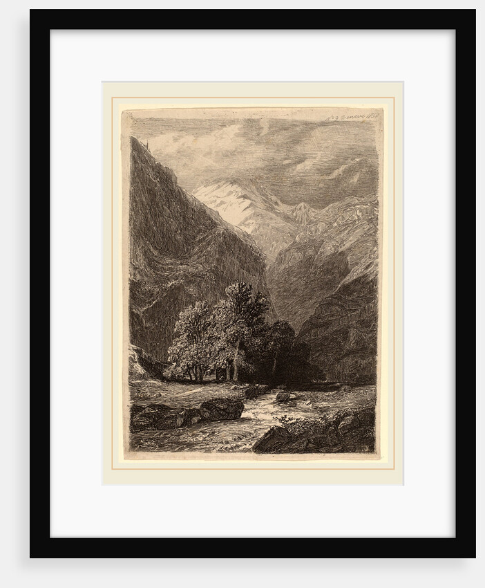 Mountainous Landscape, 1838 by Anonymous