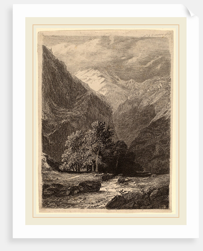 Mountainous Landscape, 1838 by Anonymous