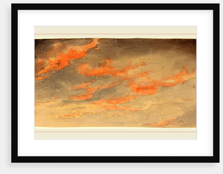 Clouds at Sunset by James Hamilton Shegogue