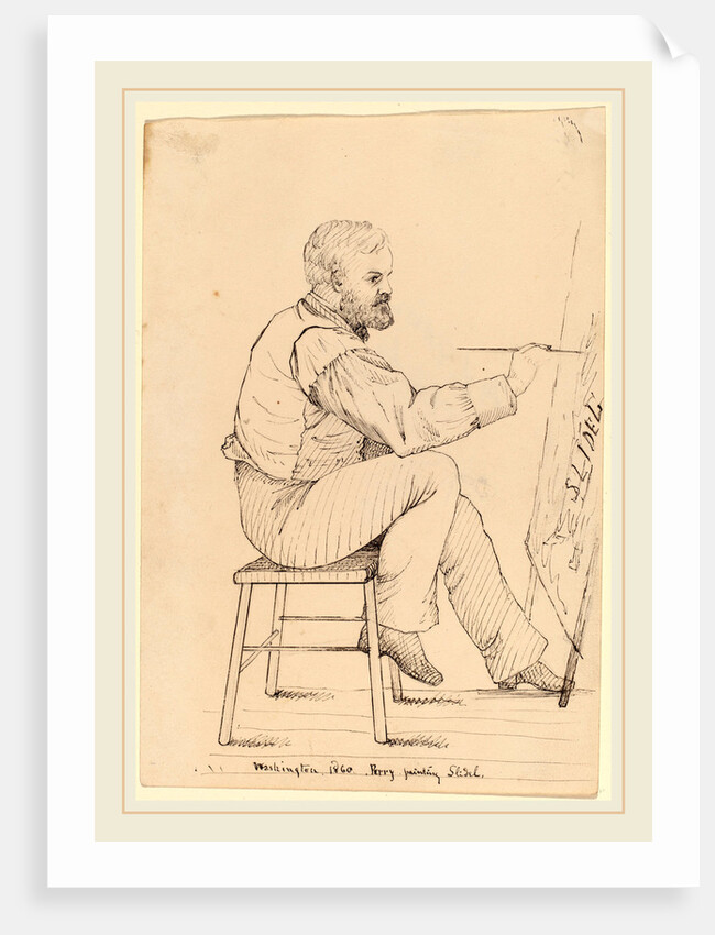 Sketch Class Series-E.W. Perry by John Quincy Adams Ward