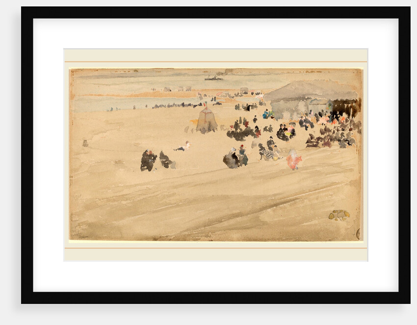 Beach Scene by James McNeill Whistler