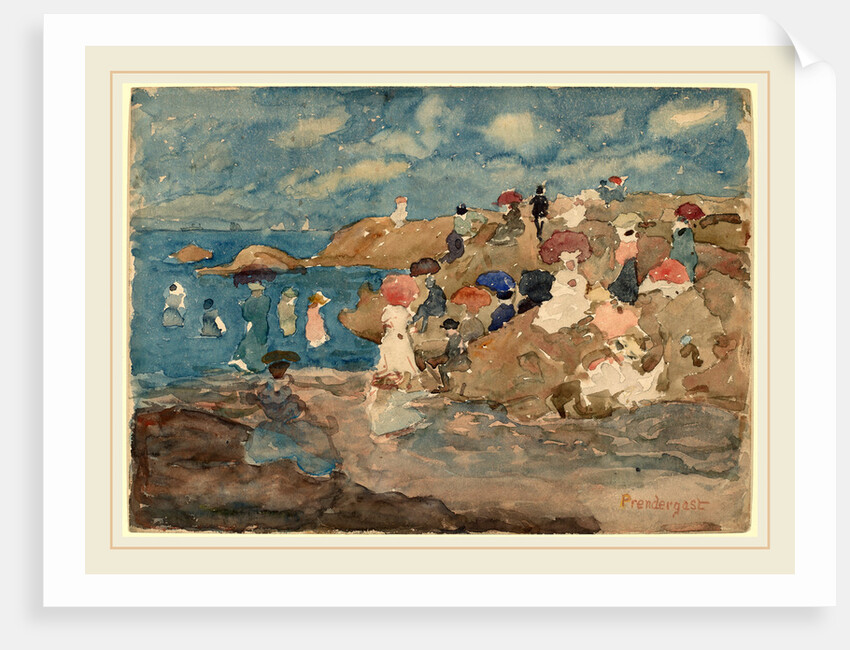 Revere Beach by Maurice Brazil Prendergast