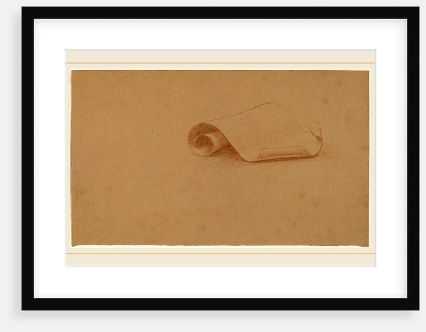 Study of a Scroll by Charles Sprague Pearce