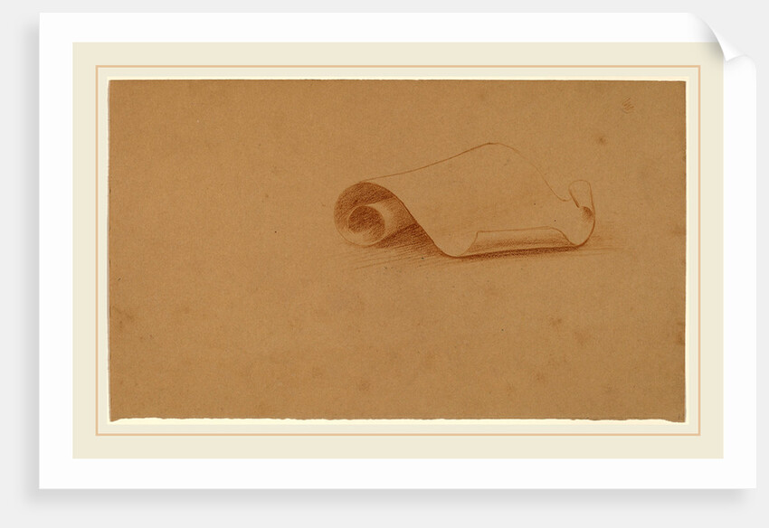 Study of a Scroll by Charles Sprague Pearce