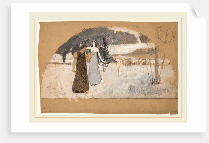 Studies for Lunettes by Charles Sprague Pearce