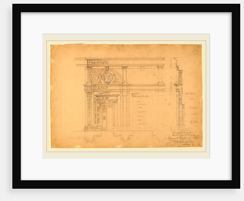 Siena Cathedral, Entrance to Library by John Russell Pope