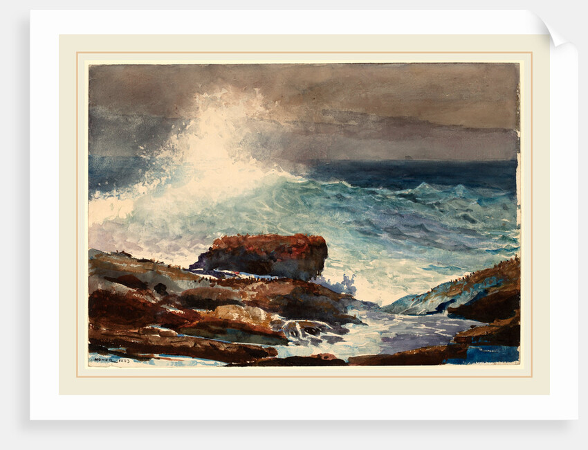Incoming Tide, Scarboro, Maine, 1883 by Winslow Homer