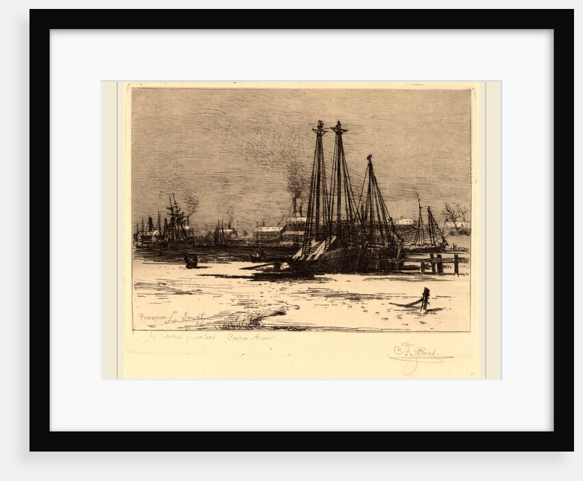 Winter Quarters-Cape Ann by Prosper Louis Senat