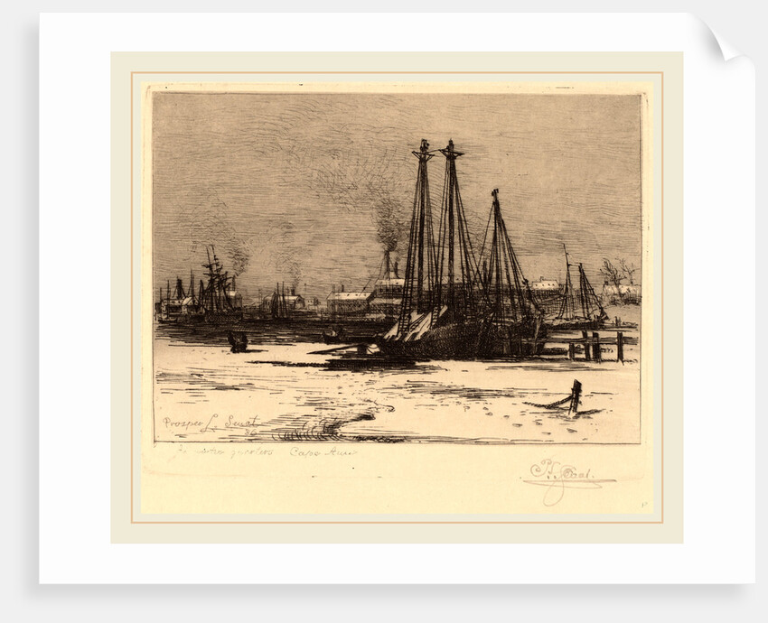 Winter Quarters-Cape Ann by Prosper Louis Senat